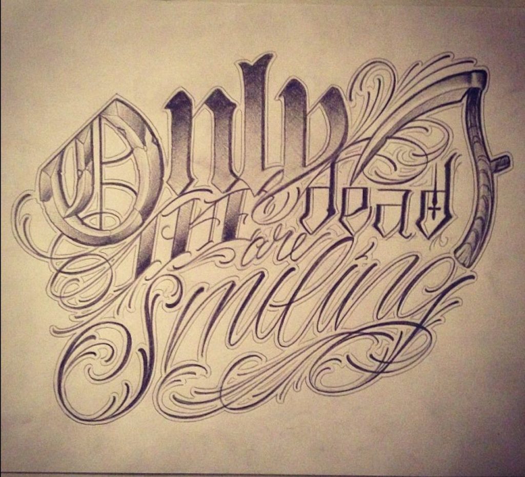 good font for tattoo lettering