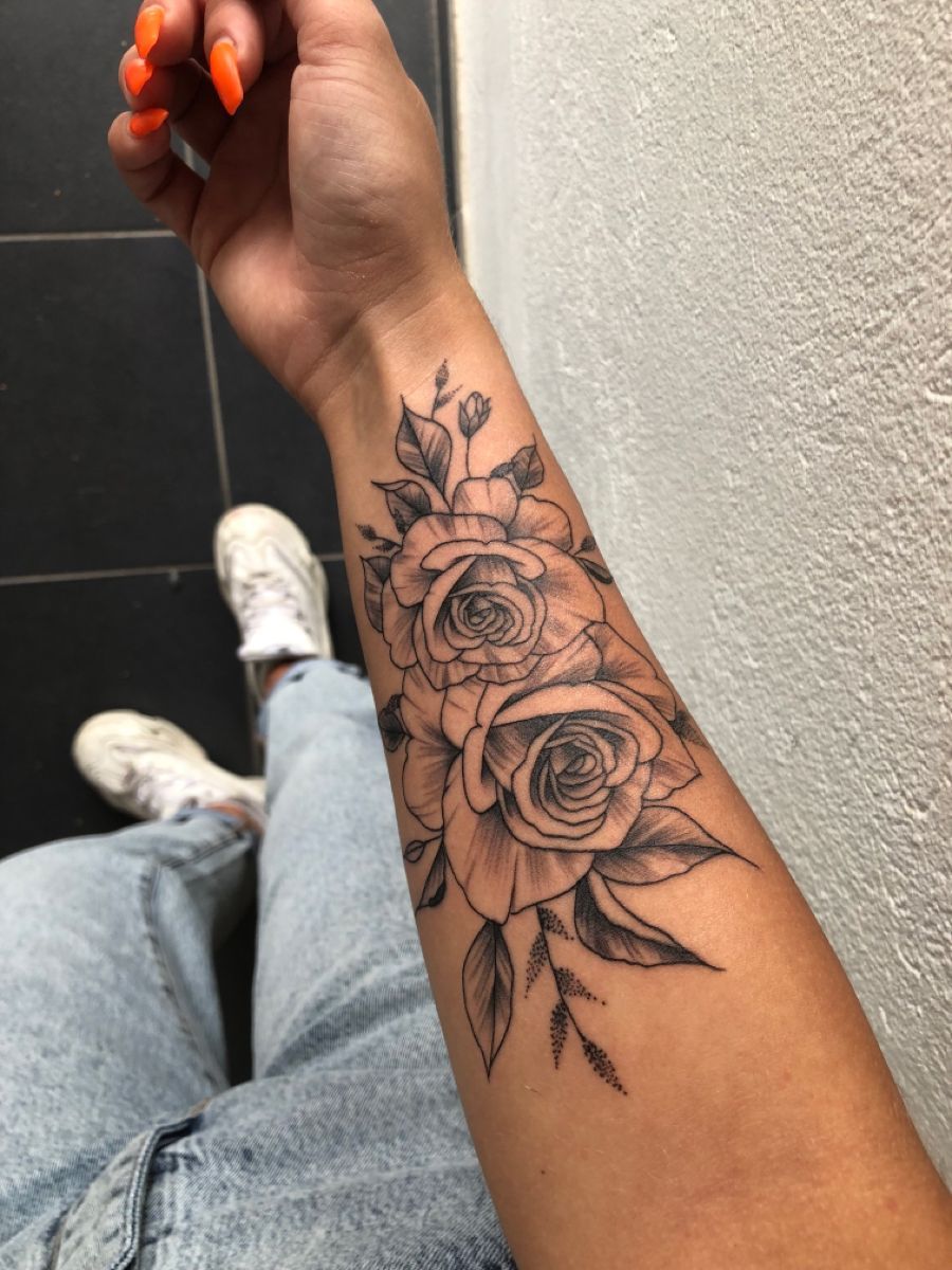 Rose Arm Tattoo Meaning Finding Your Way Body Tattoo Art