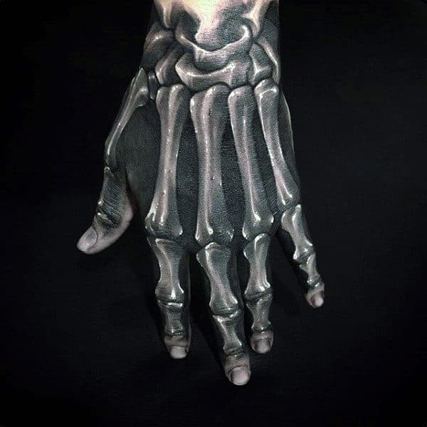 Gothic Style Skeleton Hand Tattoo Images Body Tattoo Art