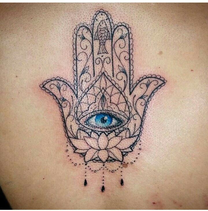 Hamsa Tattoos A Middle Eastern Symbol Of Protection Body Tattoo Art