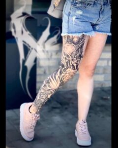 Top Leg Tattoo design Ideas for Women - Body Tattoo Art