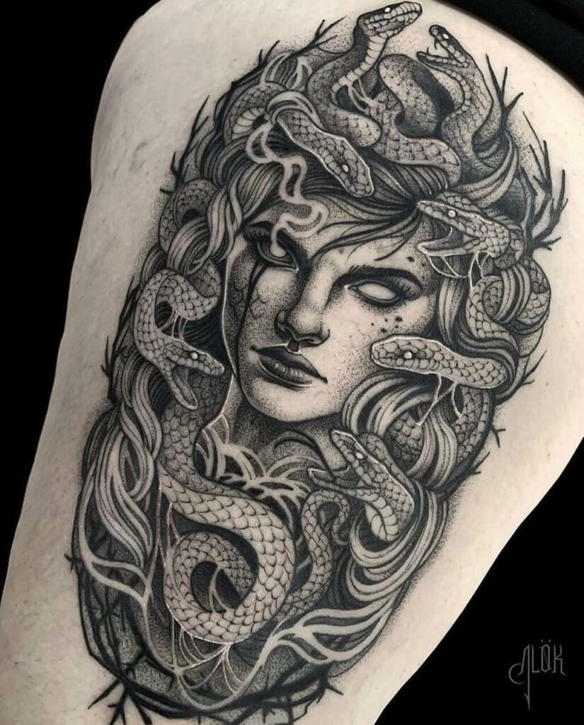 Medusa Tattoo Stencil - Body Tattoo Art