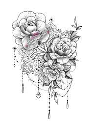 Small Image ideas - Mandala Flower Picture designs - Body Tattoo Art
