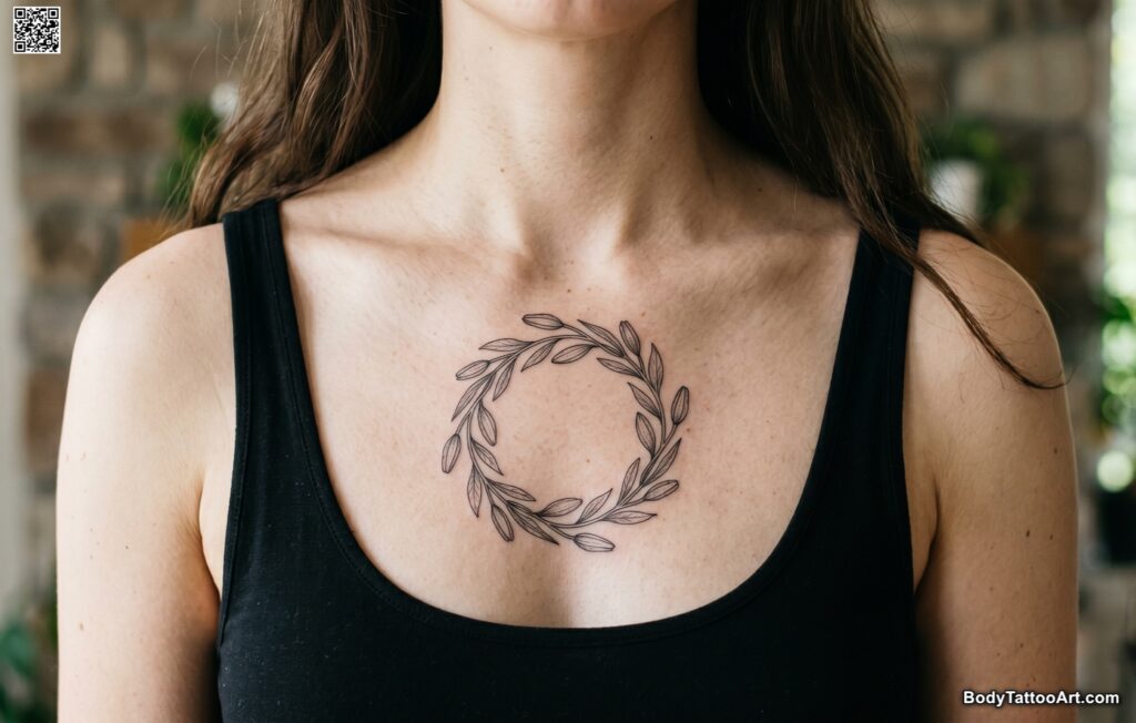 Lily Tattoos Wreath