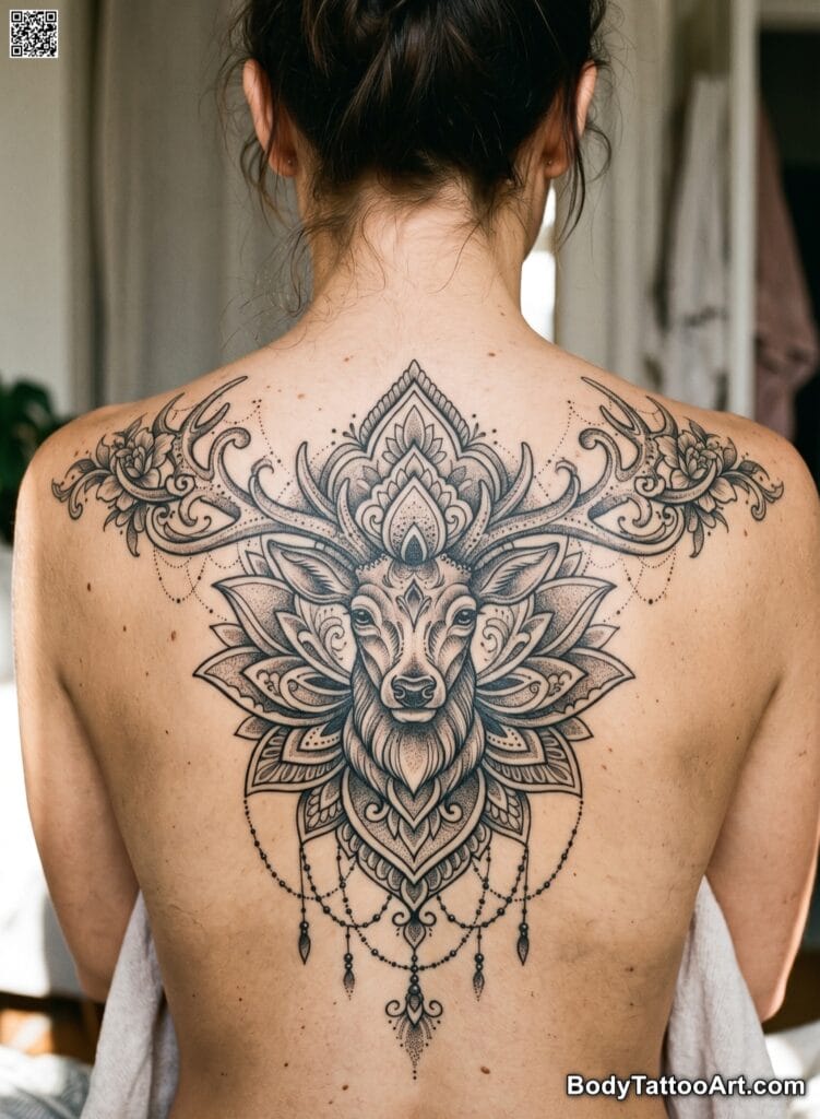  Ornamental Lotus Crown Deer