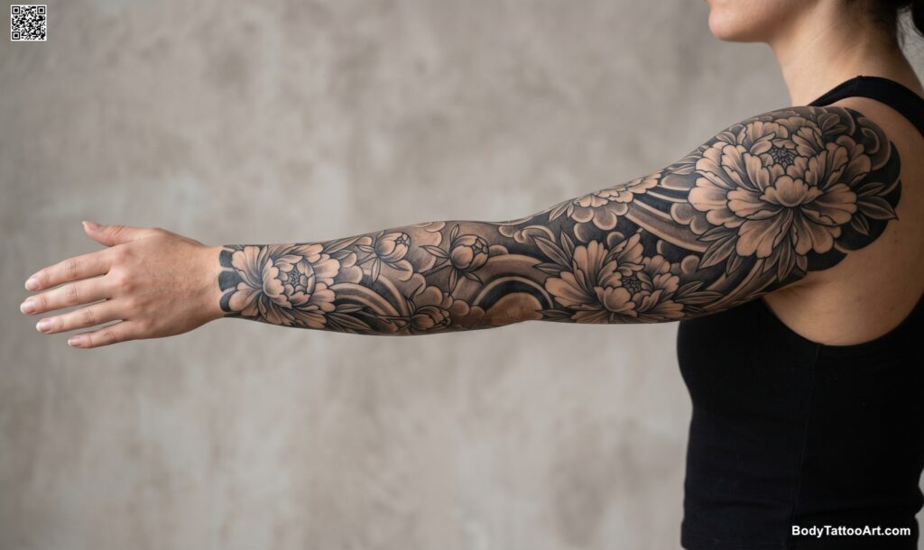 The Full Sleeve Peony Garden