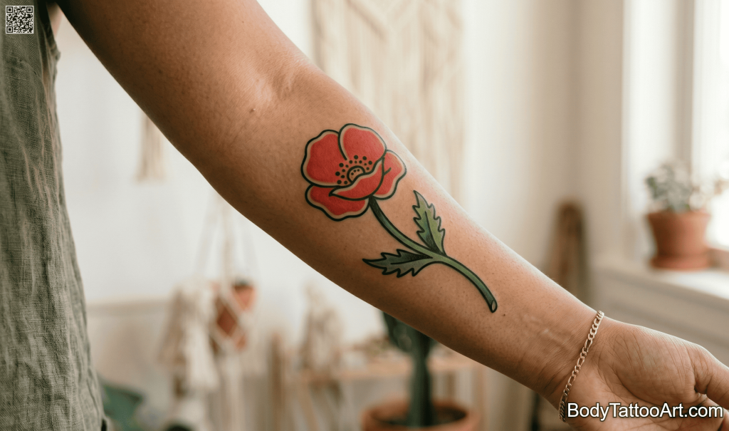 24 Poppy Tattoos Ideas With Best Meanings And Images