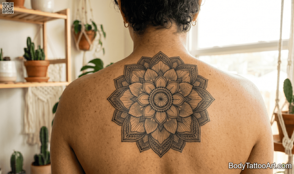  ornamental blackwork Poppy Tattoos