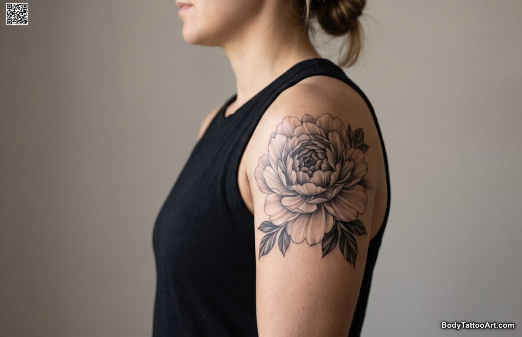 22 Peony Tattoos That Make You Stop Scrolling