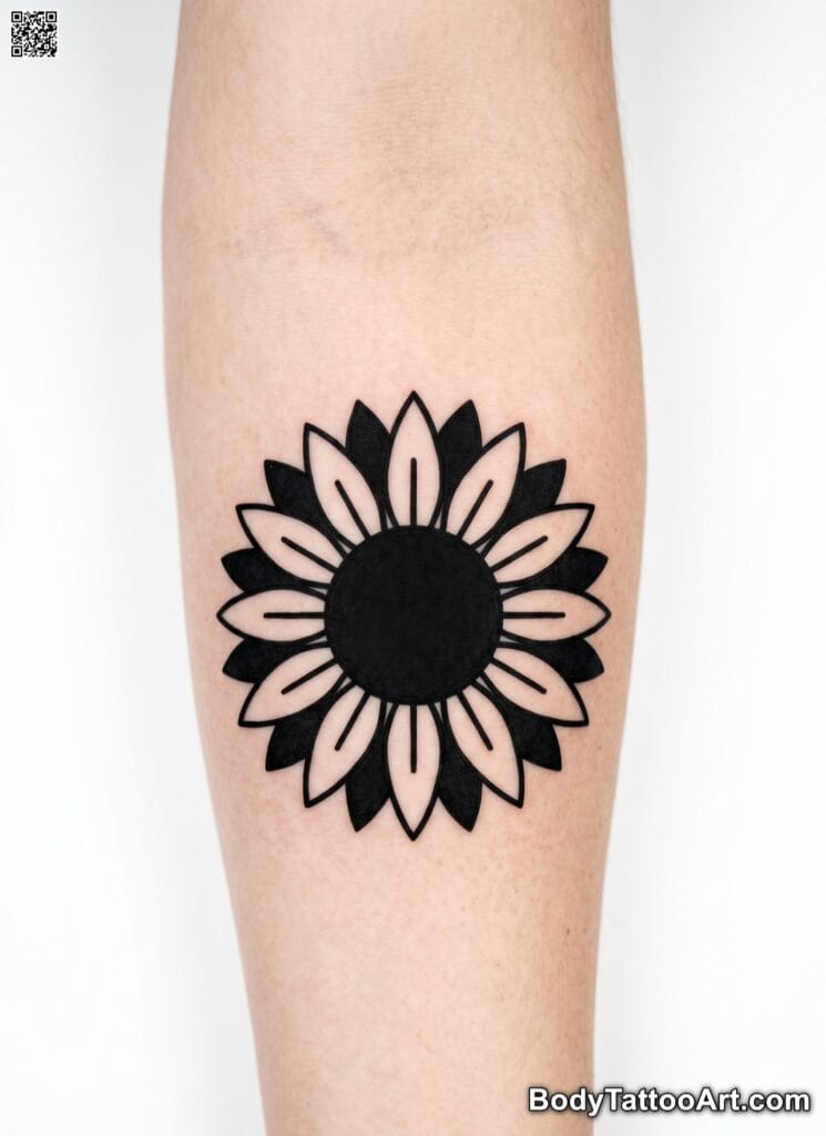 The Bold Graphic Sunflower