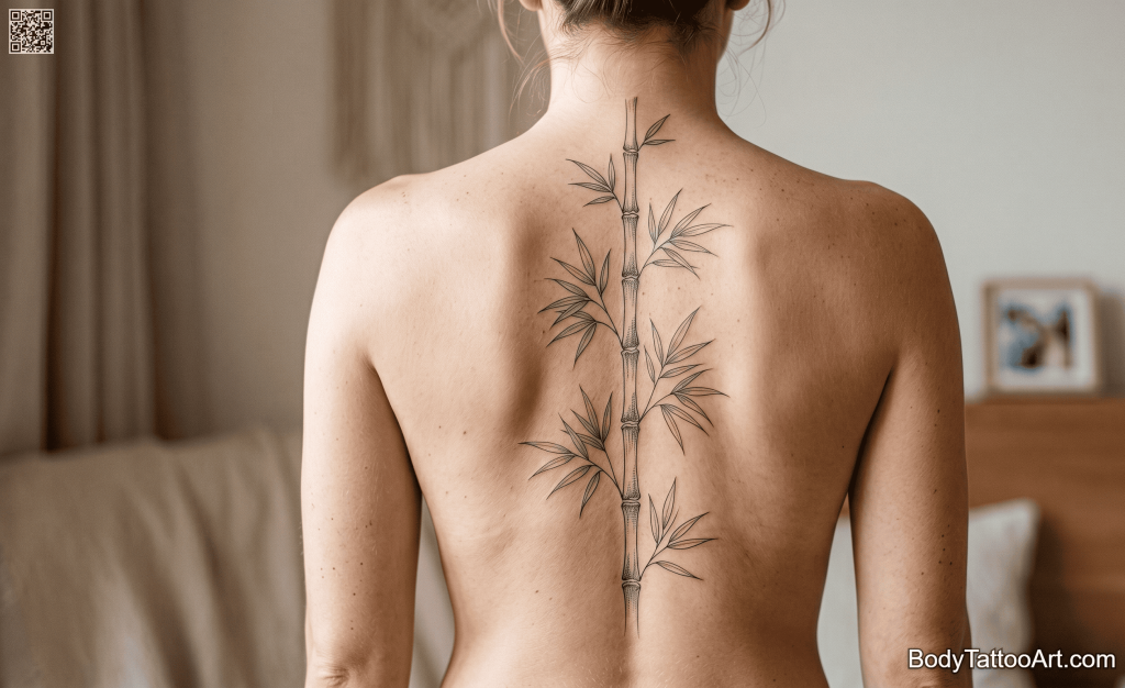 Fine line Bamboo Tattoos