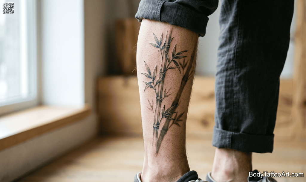 grey-wash Bamboo Tattoos