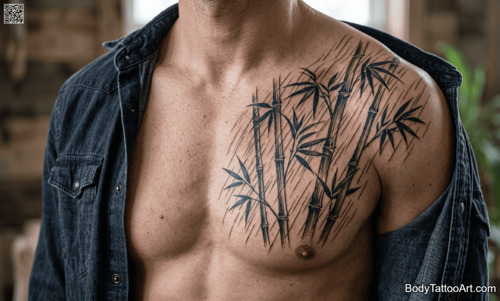  Japanese-influenced linework Bamboo Tattoos
