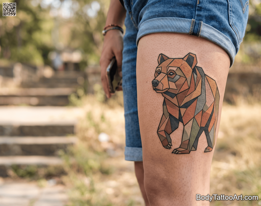  illustrative abstract Bear Tattoos