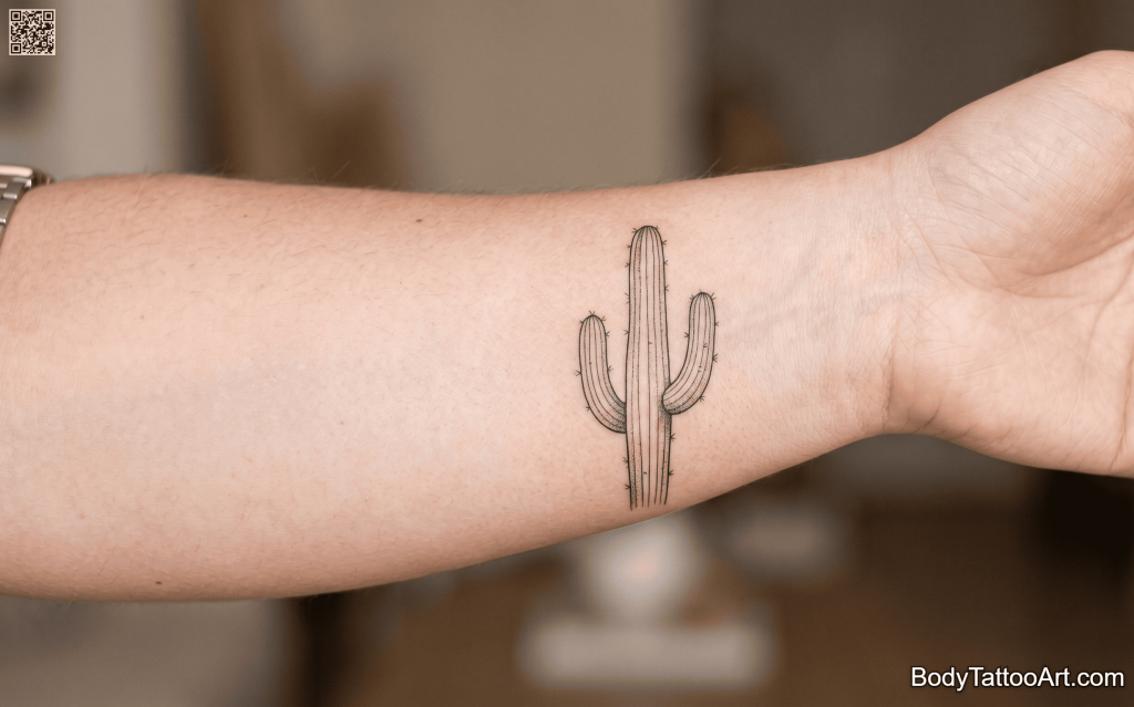 27 Cactus Tattoos Designs – Sharp, Stylish, and Unique