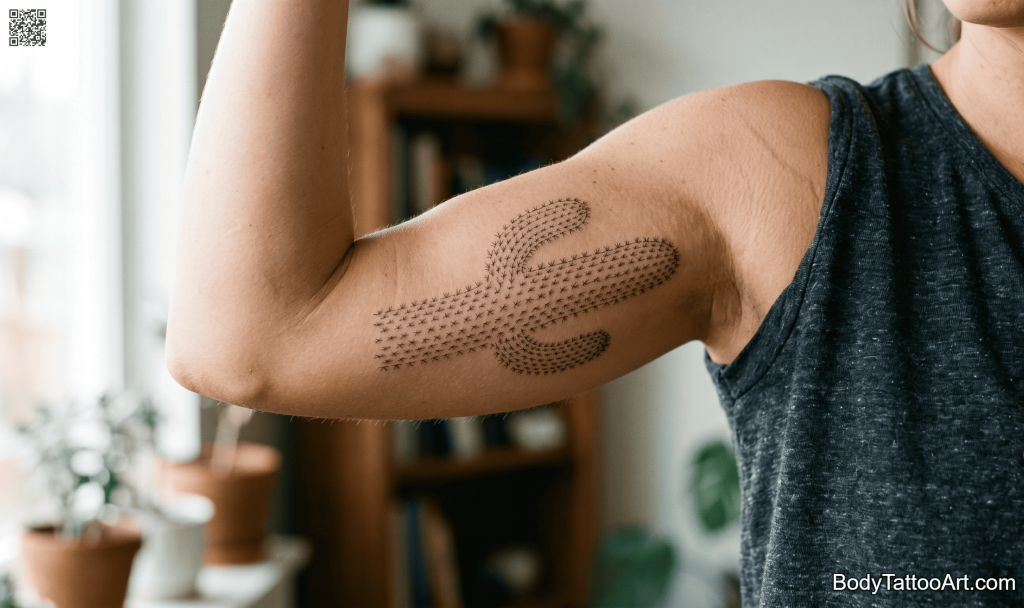 conceptual Cactus Tattoos
