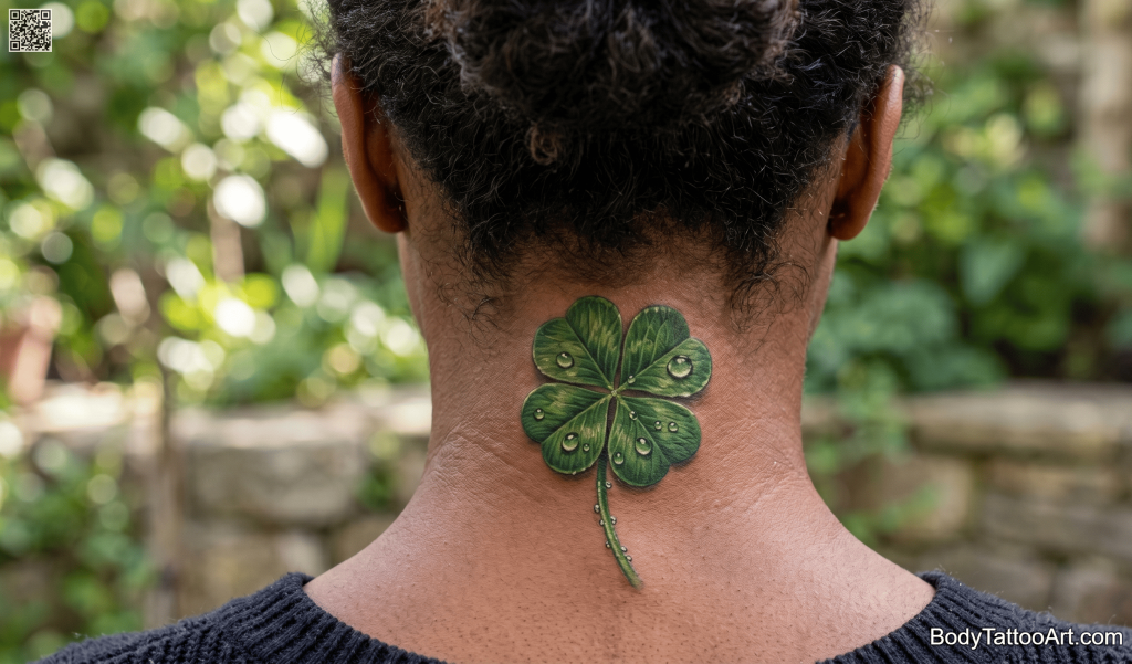 Illustrative colour realism Clover Tattoos