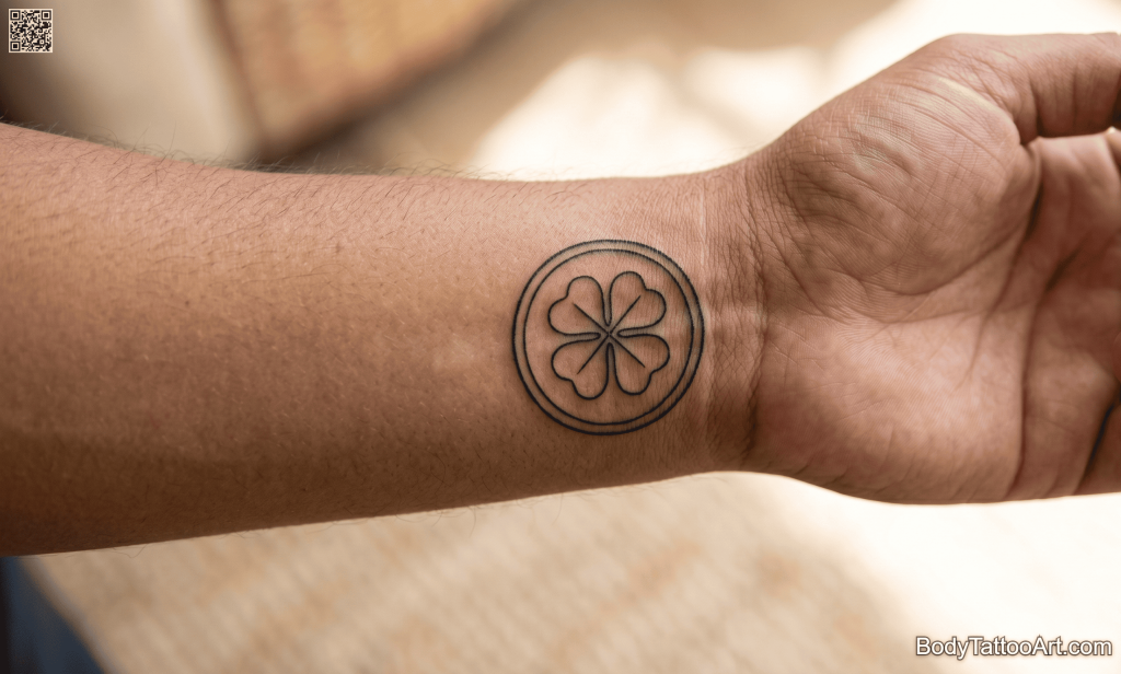 Stamp art Clover Tattoos