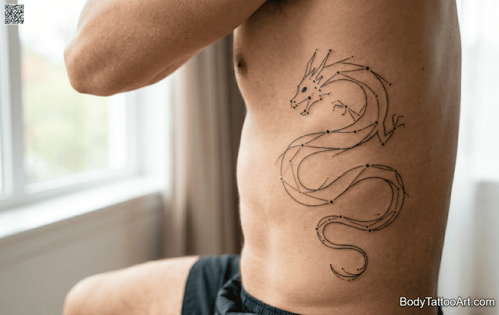 constellation Dragon Tattoos