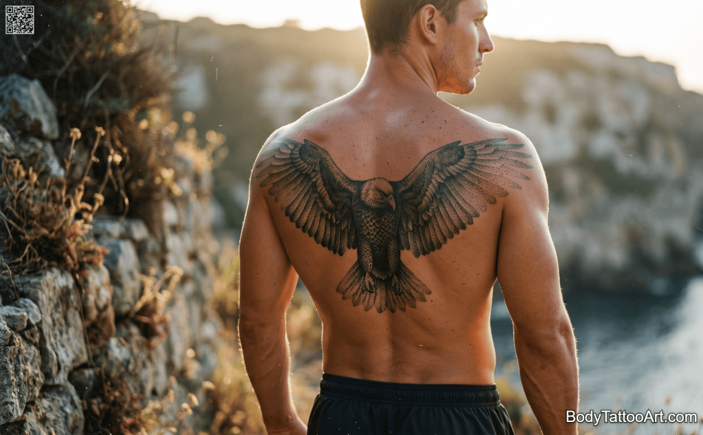 Dotwork Eagle Tattoos