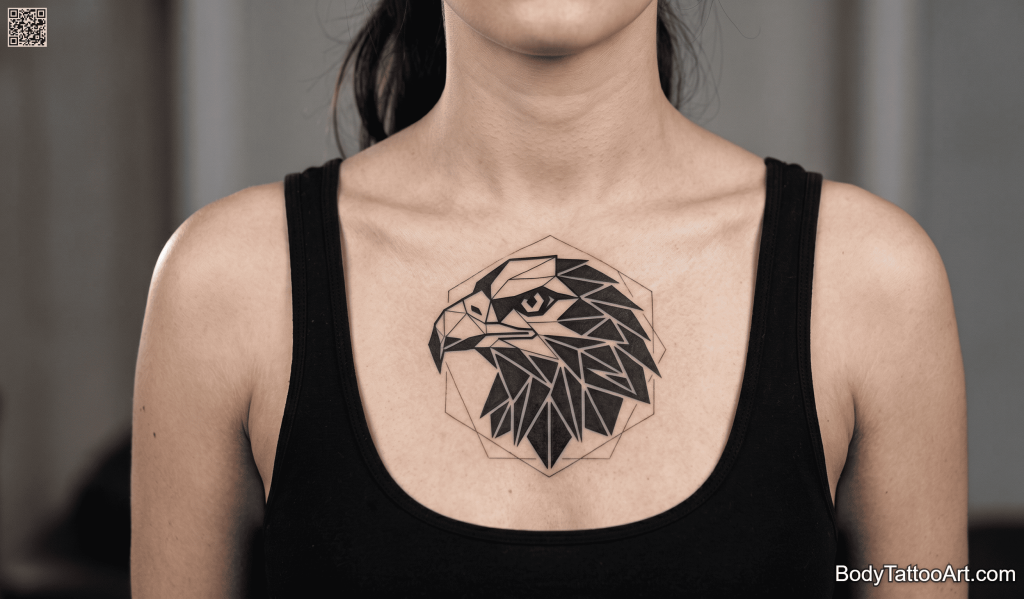  Geometric Eagle Tattoos