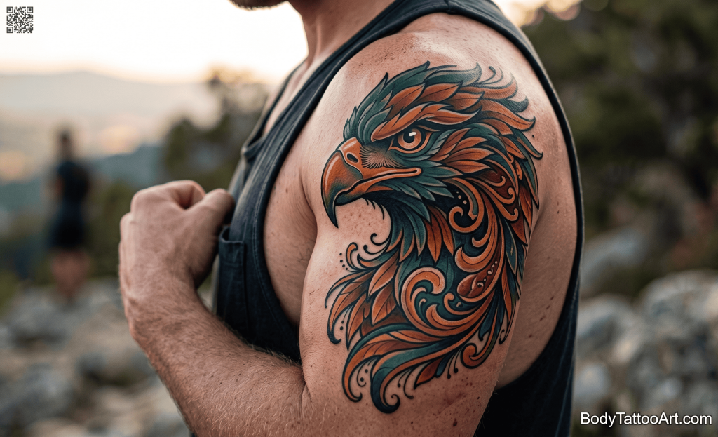 Neo-traditional Eagle Tattoos