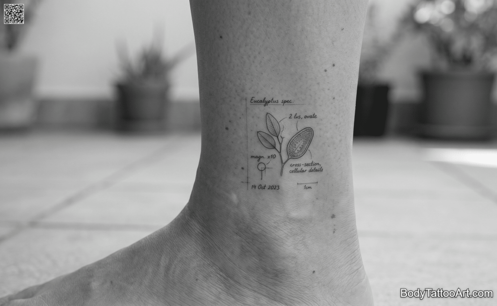 field notebook Eucalyptus Leaf Tattoos