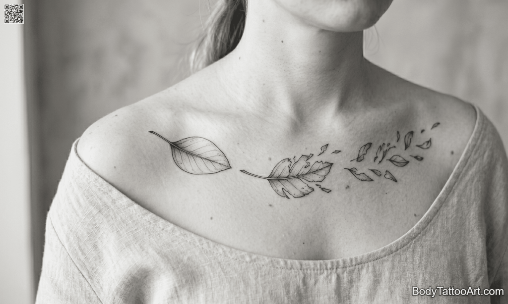  conceptual sequence Eucalyptus Leaf Tattoos