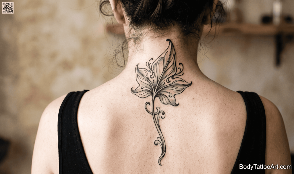 illustrative Ivy Leaf Tattoos