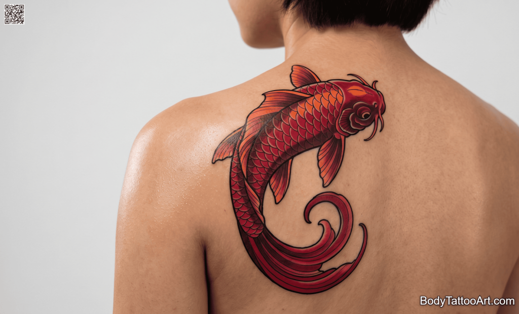  Neo-traditional  Koi Fish Tattoos