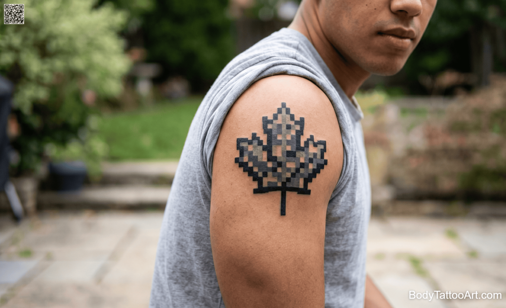 graphic Maple Leaf Tattoos