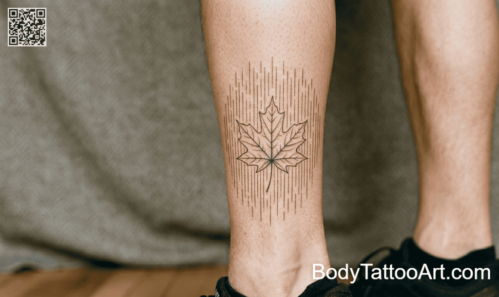 illustrative Maple Leaf Tattoos