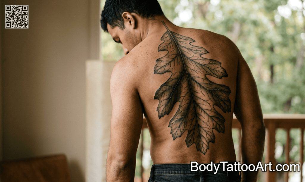illustrative Oak Leaf Tattoos