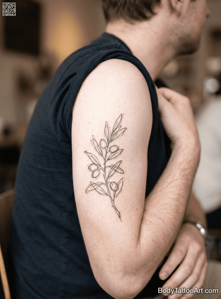 llustrative Olive Branch Tattoos