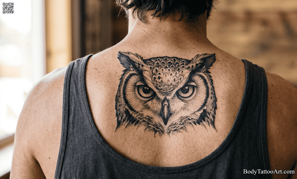 Dotwork Owl Tattoos