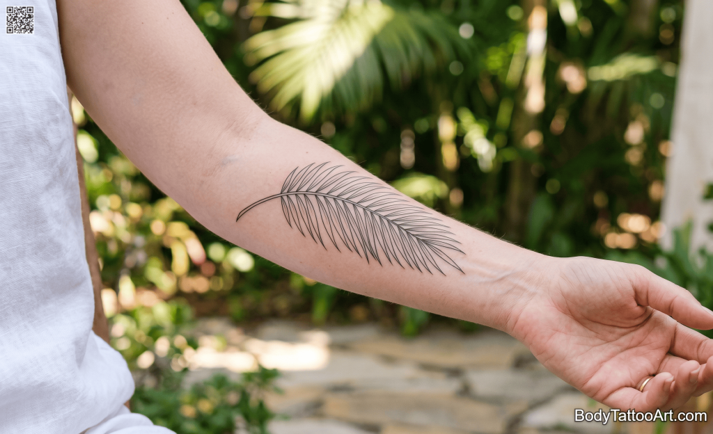 Majestic Palm Leaf Tattoos – 27 Inspiring Ideas and Meanings