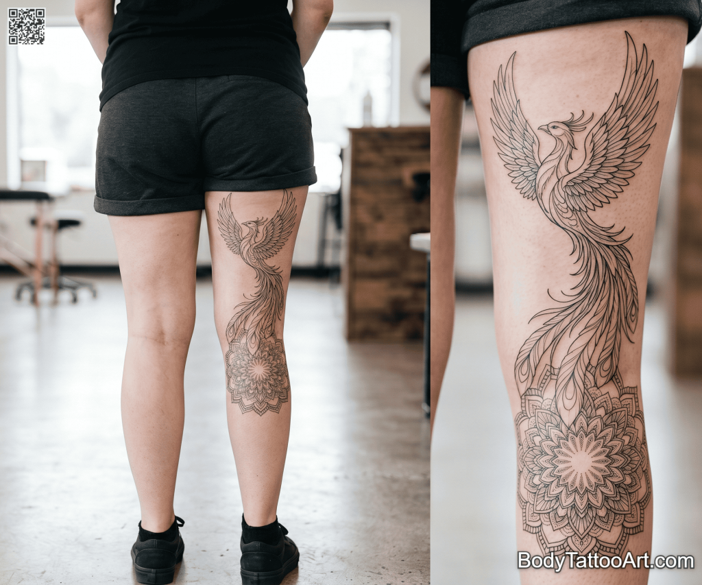 ornamental Phoenix Tattoos