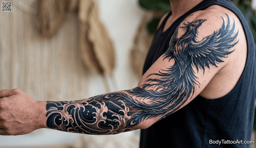 illustrative hybrid Phoenix Tattoos