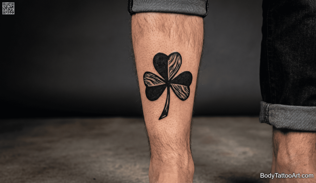Woodblock Print Shamrock