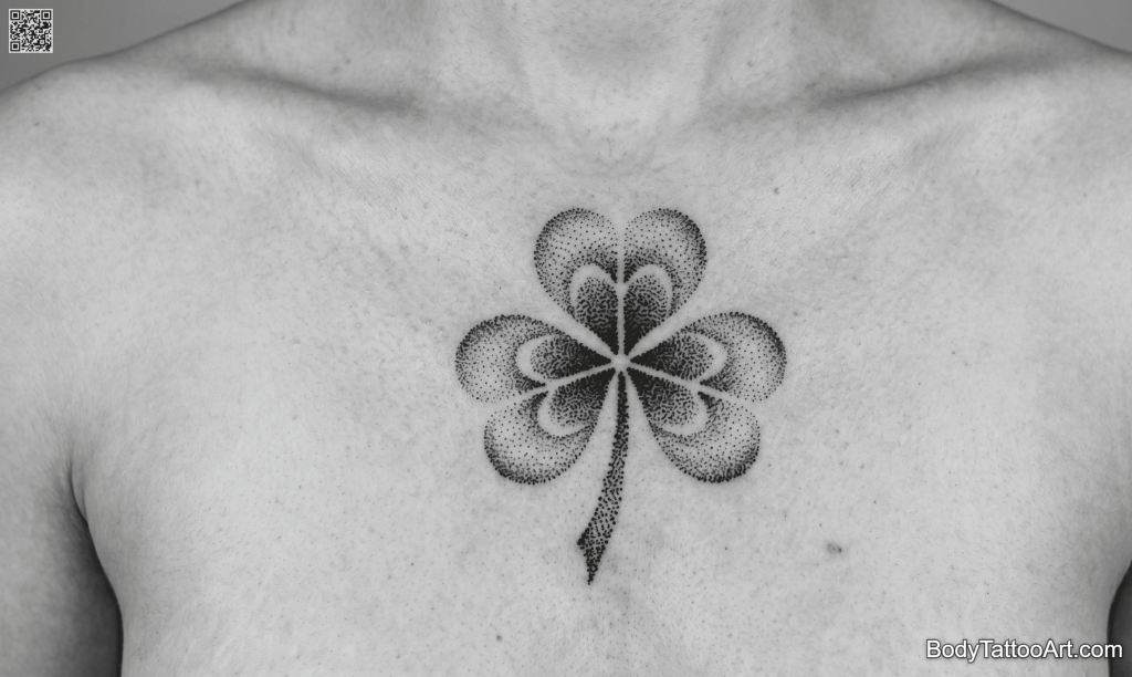 Dotwork Shamrock Tattoos