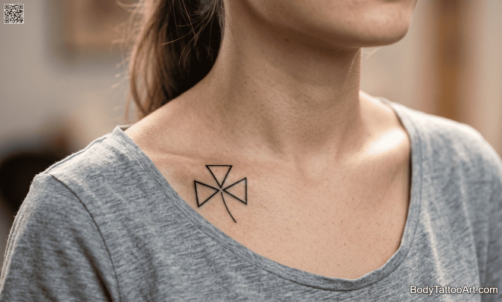  fine line Shamrock Tattoos