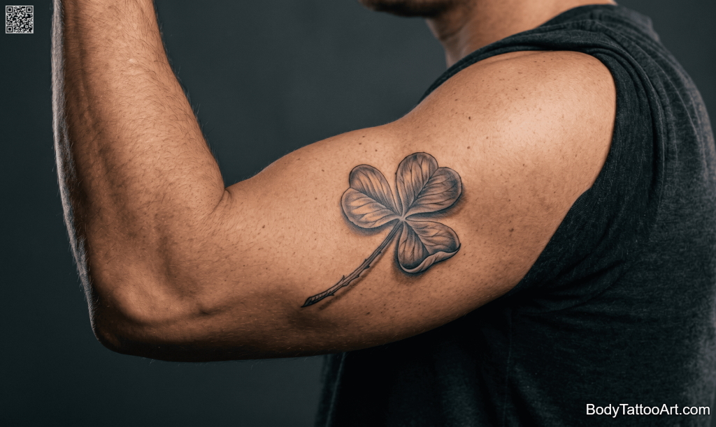 Grey-wash realism Shamrock Tattoos