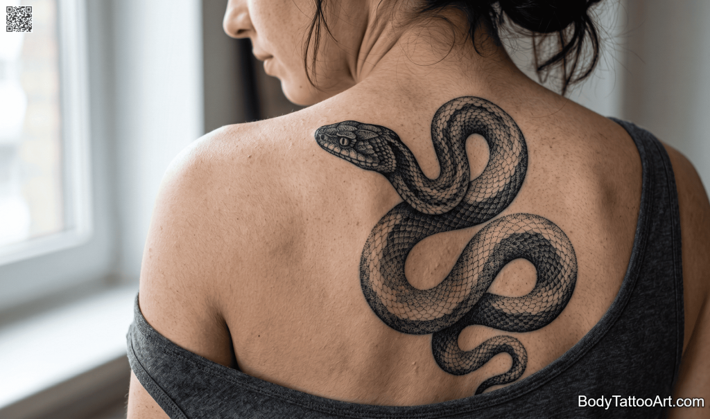  Stippling Snake Tattoos