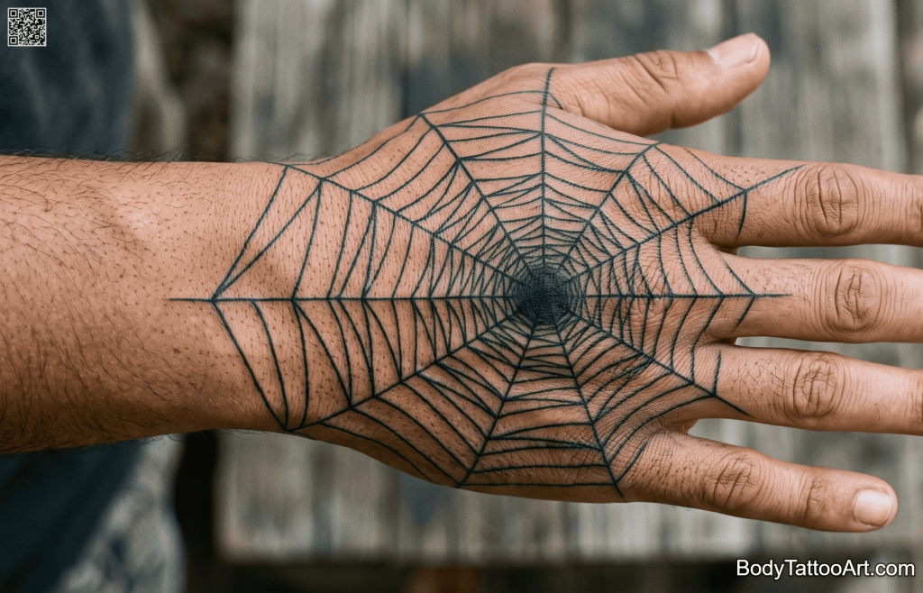  Optical illusion Spider Tattoos