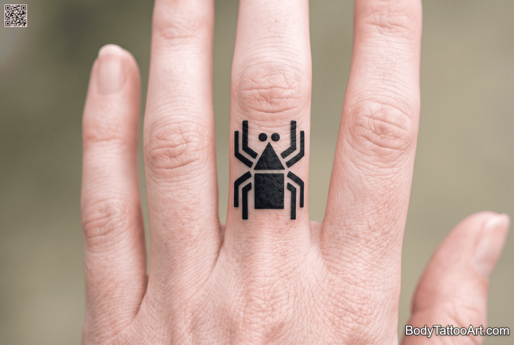 Graphic Spider Tattoos