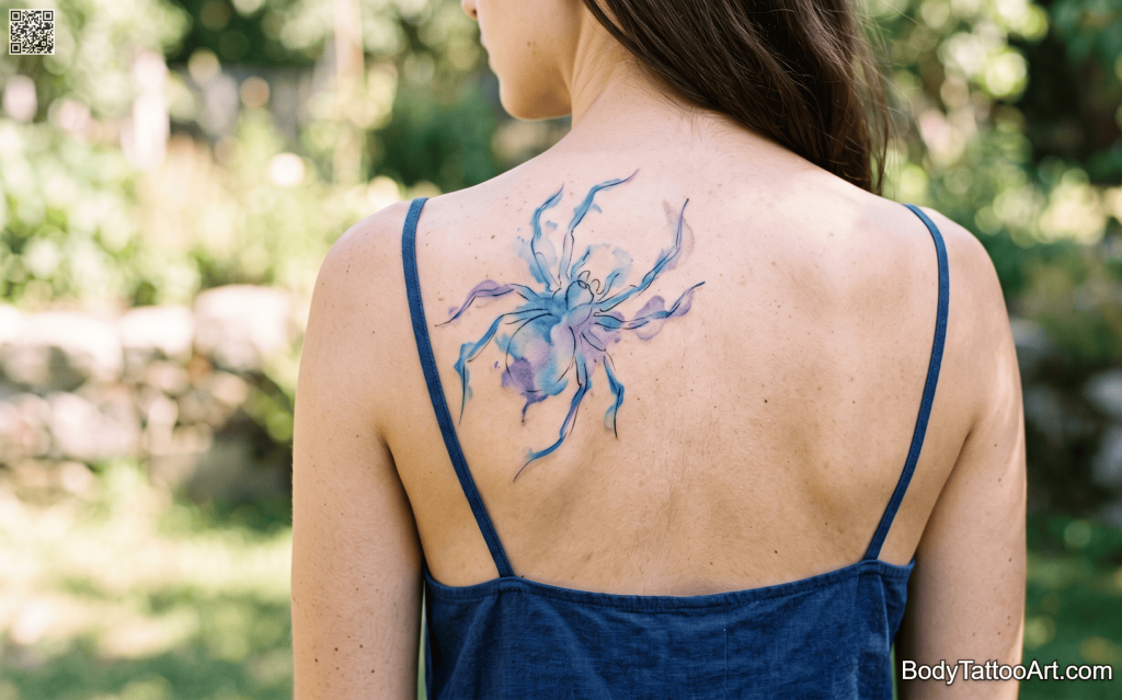  Watercolor Spider Tattoos