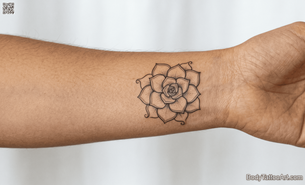 28 Succulent Tattoos Ideas