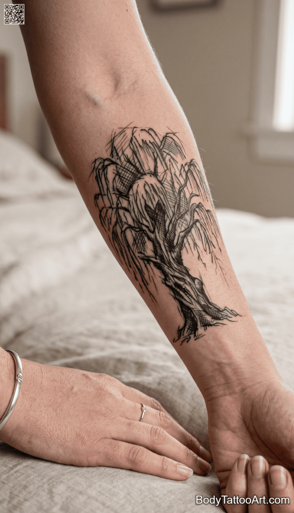illustrative Willow Tree Tattoos