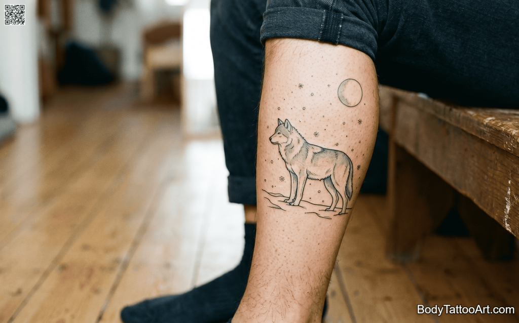 storybook Wolf Tattoos