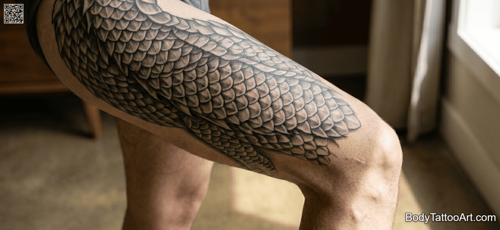  scale study Dragon Tattoos